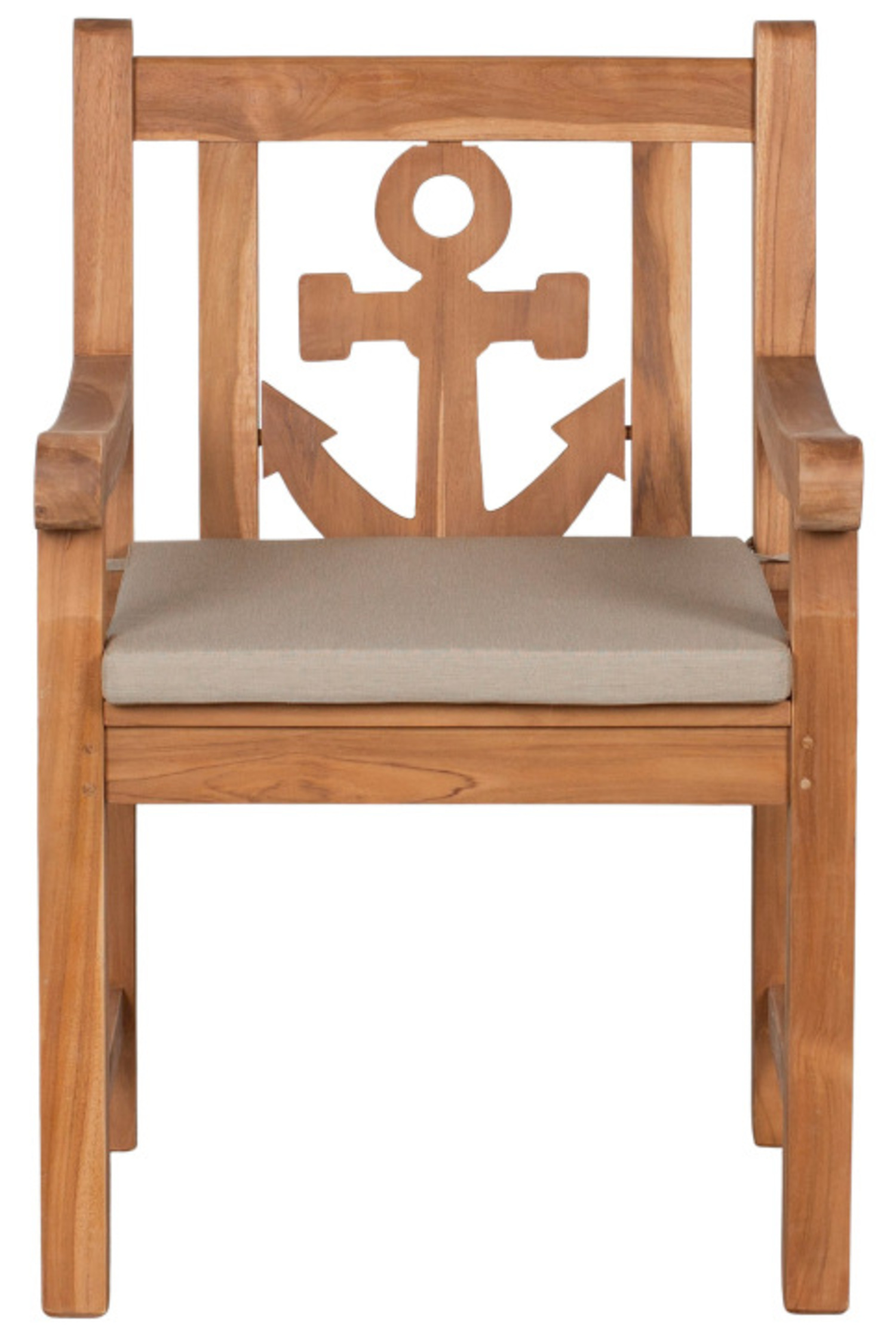 Sitzkissen 2er Set uni taupe ca. 50x50 cm Bild 4