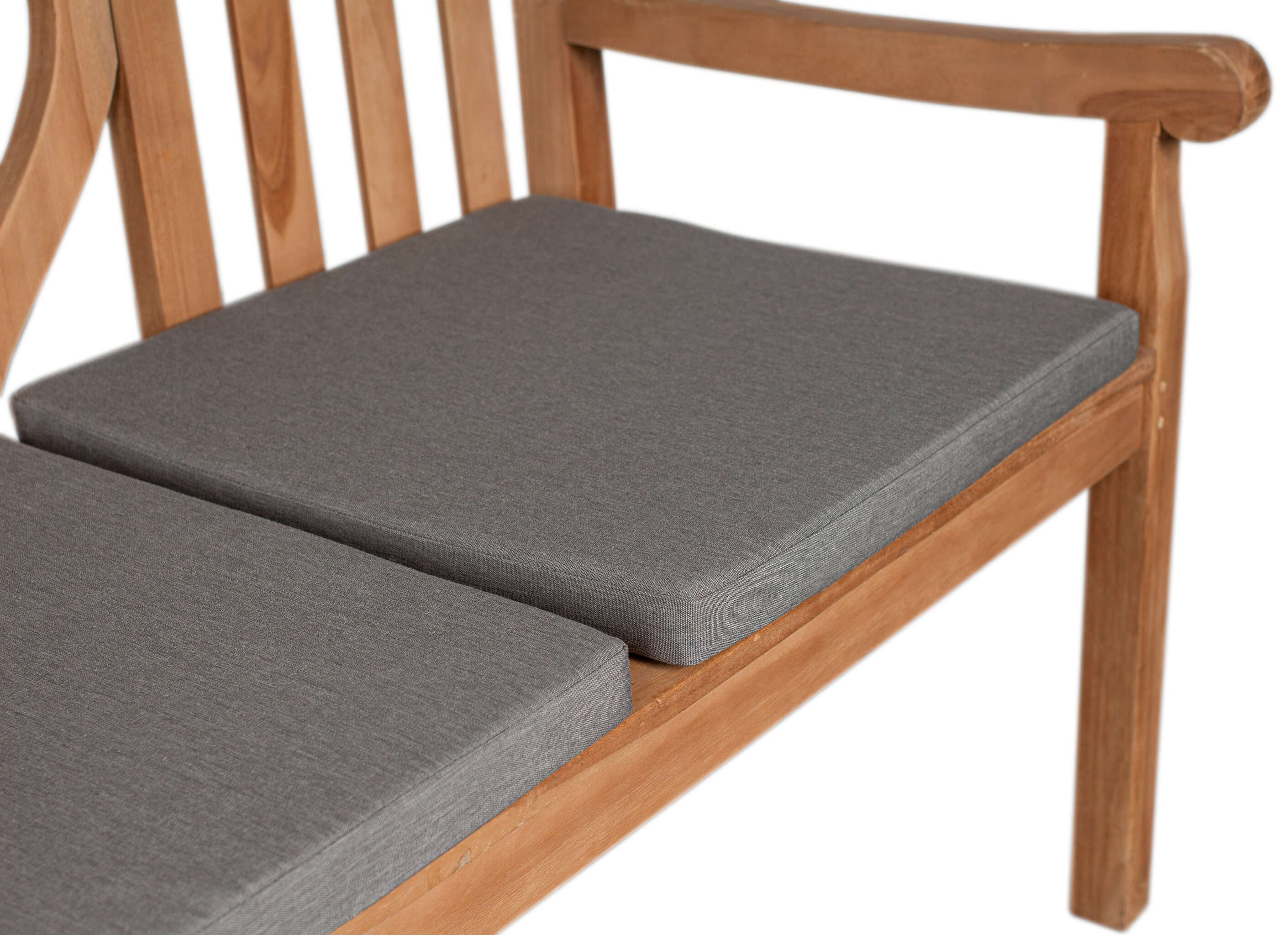 Sitzkissen 2er Set uni grey ca. 50 x 50 cm Bild 2