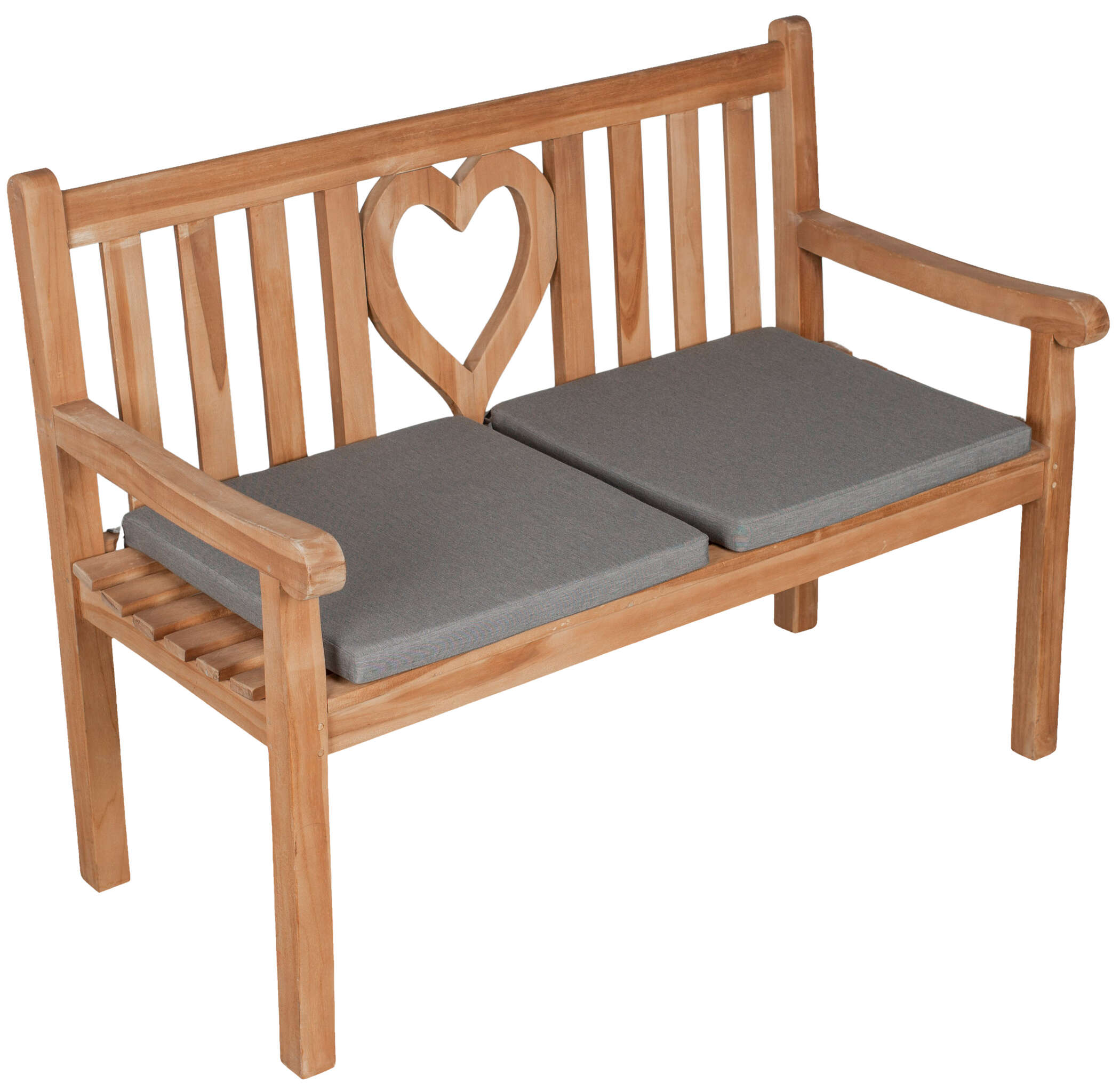 Sitzkissen 2er Set uni grey ca. 50 x 50 cm Bild 4