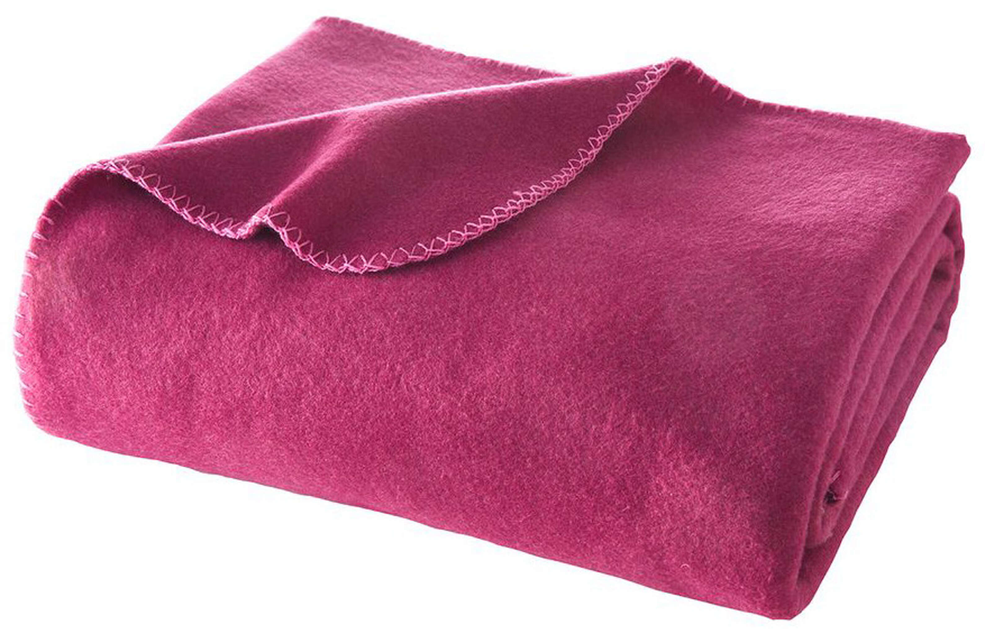 Kuscheldecke - Wohndecke 150 x 200 cm beere Bild 2