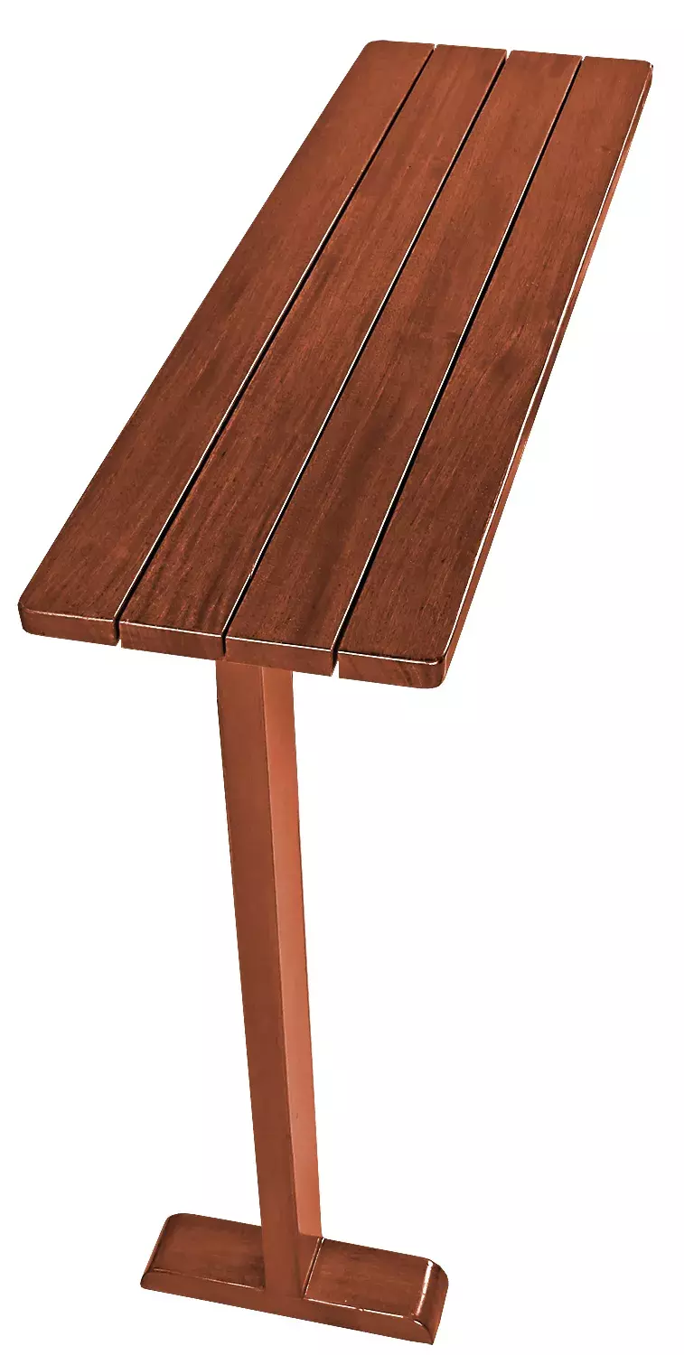 Strandkorb Bistrotisch XXL Mahagoni Bild 2