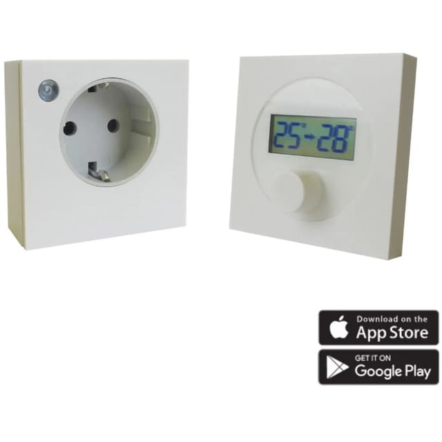 Funk-Thermostat+Steckdosen-Emfpänger SET für XIMAX Infrarotheizungen