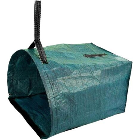 Gartenmüllsäcke, 200-liter-laubsäcke, Wiederverwendbare Laubsäcke, Strapazierfähiges Polypropylen, Wiederverwendbar, Wasserabweisend, Faltbar, Für Laub, Sträucher Und Grasschnitt