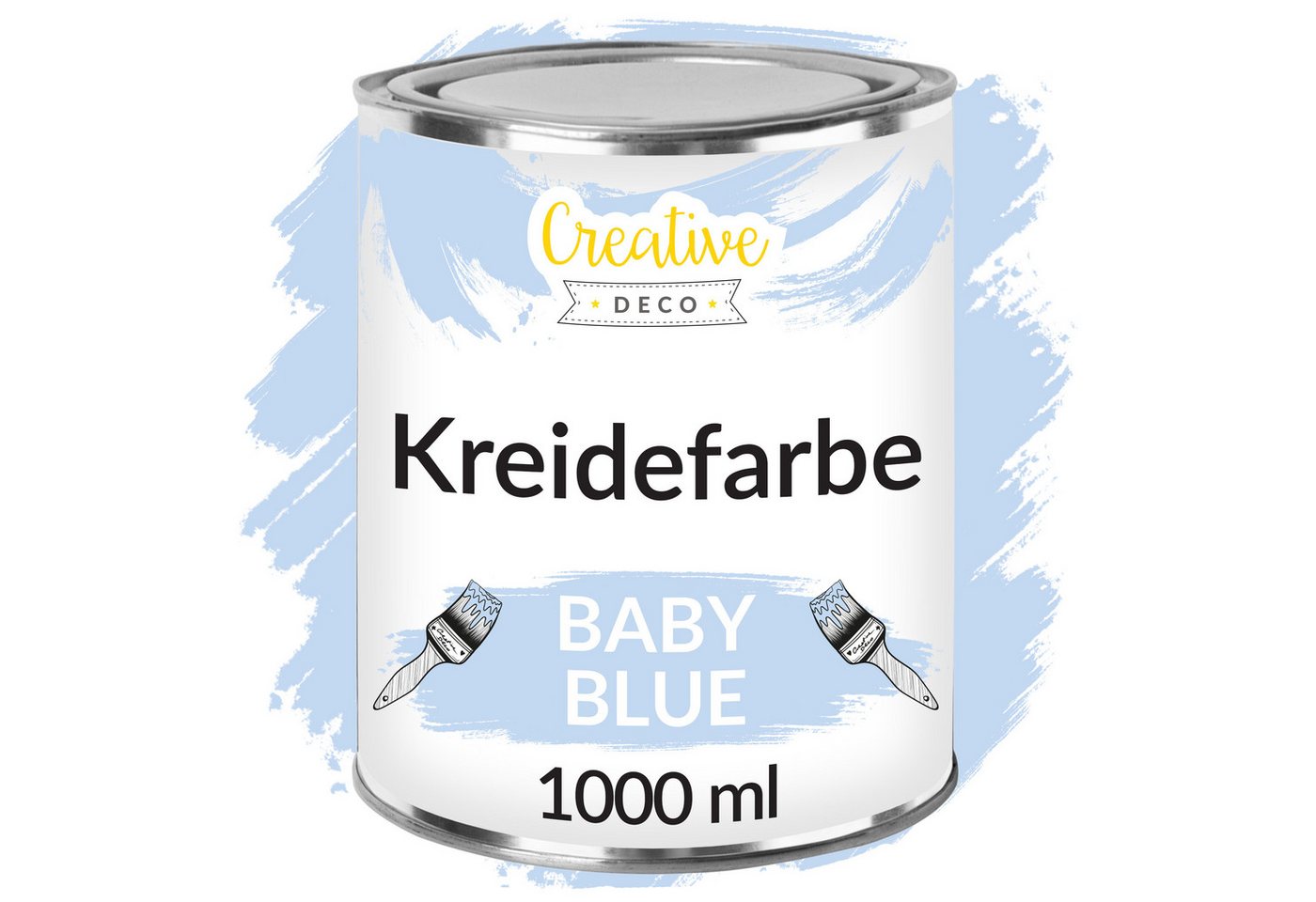 Creative Deco Kreidefarbe Babyblau 1l Matt Und Abwaschbar Für Holzmöbel Bild 4