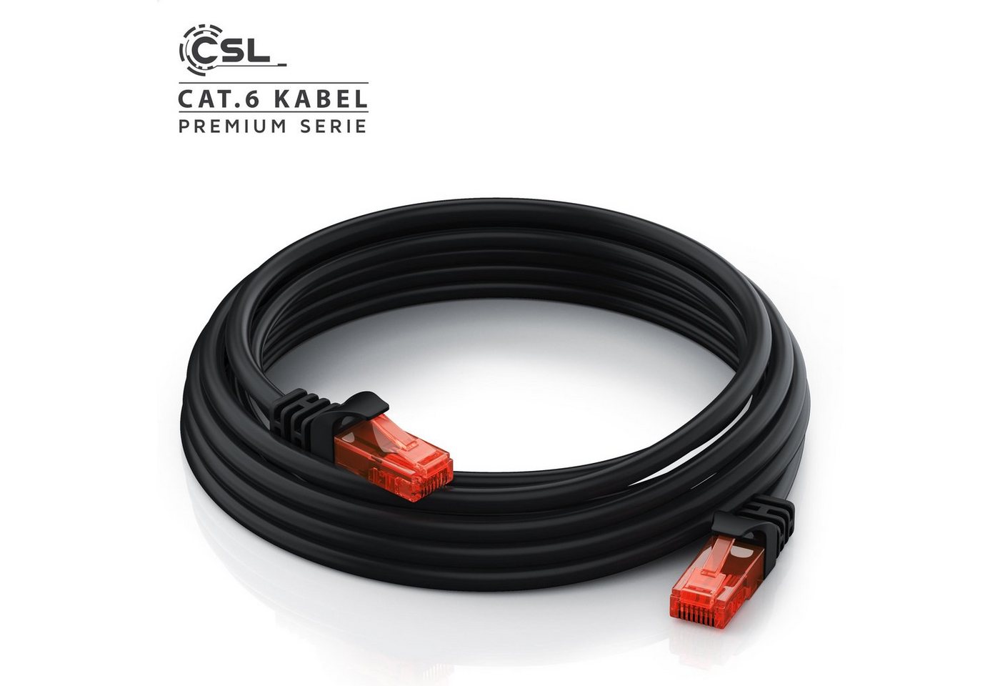 Csl Cat 6 Gigabit Ethernet Lan Kabel - Mehrfach Geschirmt - Utp Gigabit - 1000 Mbit/s - Patchkabel - Netzwerkkabel - 3m Bild 4