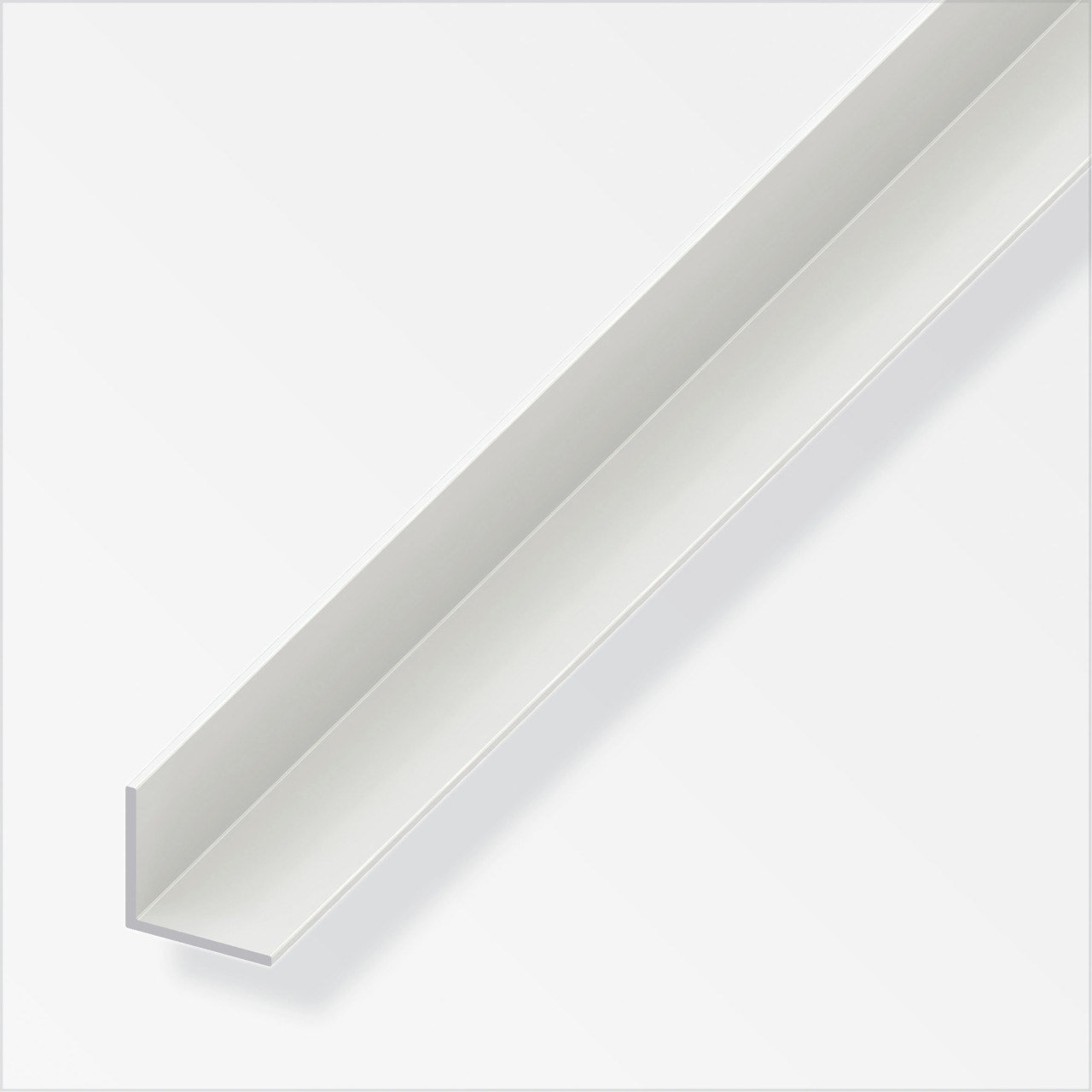 Kantoflex Winkelprofil (2.000 x 40 x 40 mm, Stärke: 1,2 mm, Kunststoff, Weiß) Bild 2