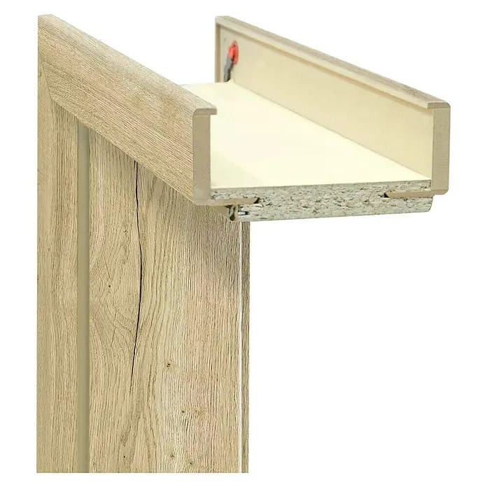Classen PL Türzarge (735 x 1.985 mm, Wandstärke: 240 mm, DIN Anschlag: Links, Eiche Claveland)