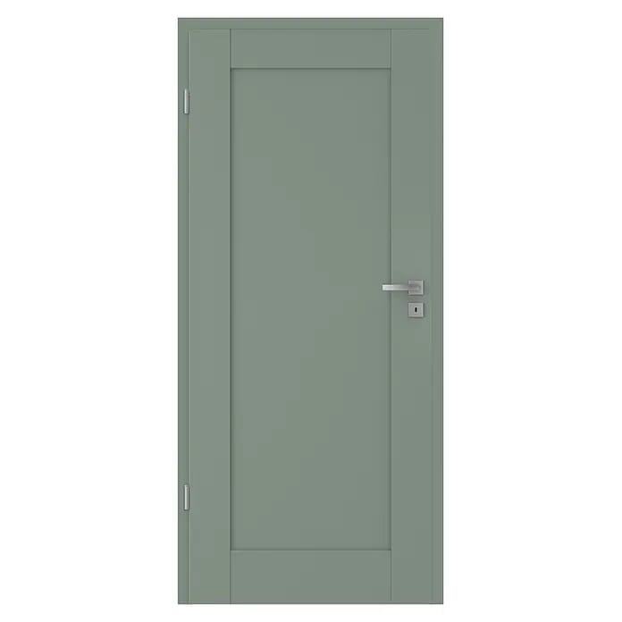 Classen PL Zimmertür Kanion (860 x 1.985 mm, DIN Anschlag: Links, Uni Grün, MDF-Konstruktion)
