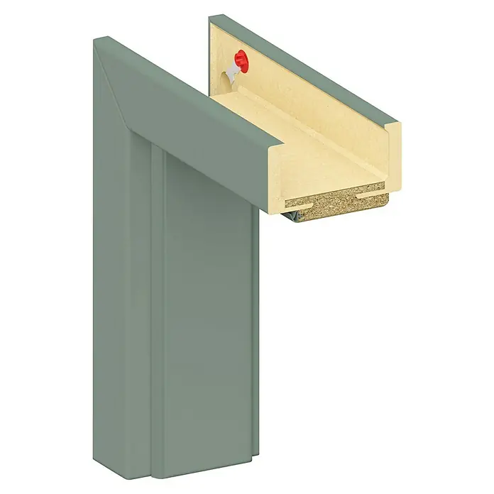 Classen PL Türzarge Kanion (985 x 1.985 mm, Wandstärke: 160 mm, DIN Anschlag: Links, Uni Grün)