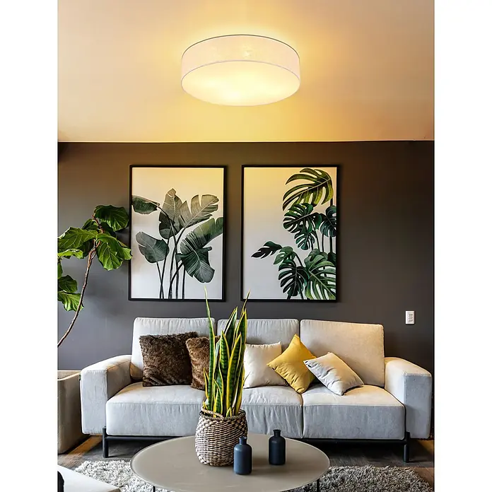 Globo LED-Deckenleuchte rund Jule (7 W, Ø x H: 58 cm x 155 mm)
