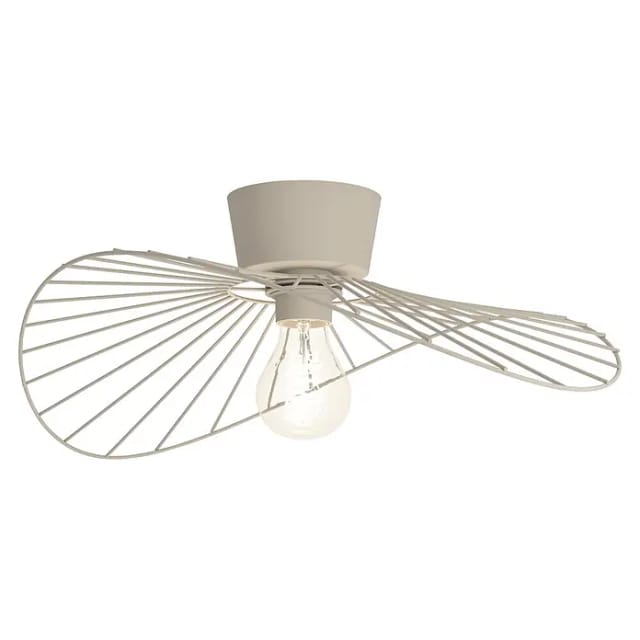 Eglo Deckenleuchte rund Arroturas (40 W, Ø x H: 56 x 17,5 cm, Sandfarben)