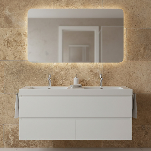 WOHNRAUSCH Wand- und Bodenfliese »Keona Brown«, LxBxH: 61,0 x 40,6 x 1,2 cm, Travertin, braun beige, matt, getrommelt Bild 2
