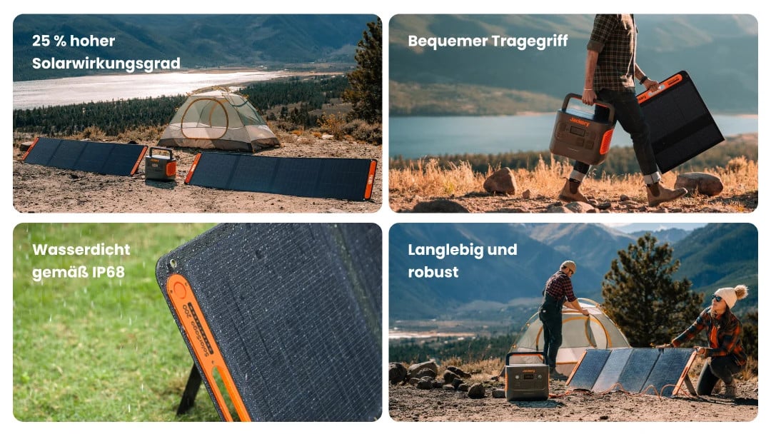 Jackery mobiles Solarpanel 200 Watt Bild 5