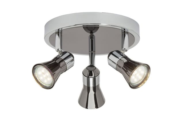 BRILLIANT LED-Rondellleuchte »Jupp«, GU10, inkl. Leuchtmittel in warmweiß - silberfarben