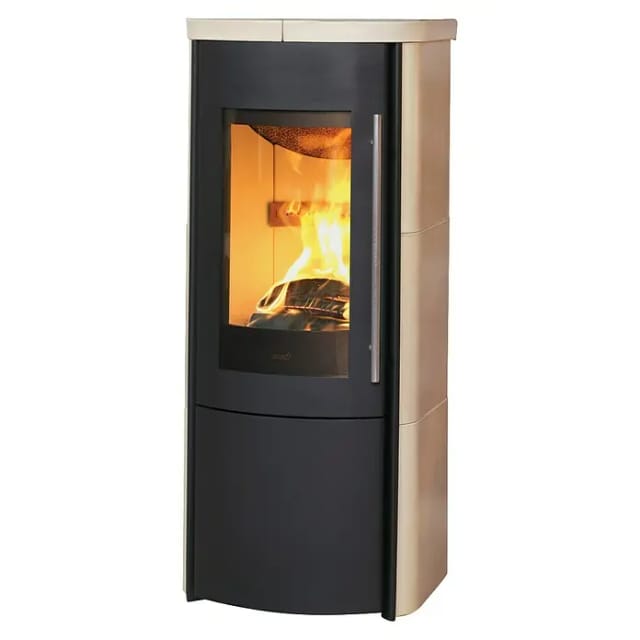 HARK Zeitbrandofen »Lova ECOplus RUA«, creme, Kacheln, 6 kW, Dauerbrand geeignet - beige