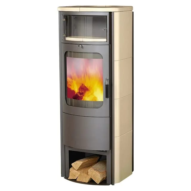 HARK Kachelofen »Opera B Grande«, creme, Kacheln, 5 kW, Dauerbrand geeignet - beige