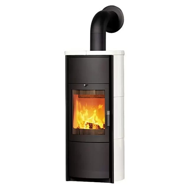 HARK Zeitbrandofen »Keno ECOplus«, Kacheln, 7 kW, Dauerbrand geeignet - weiss