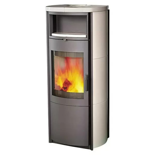 HARK Zeitbrandofen »Nika ECOplus«, Kacheln, 5 kW, Dauerbrand geeignet - weiss