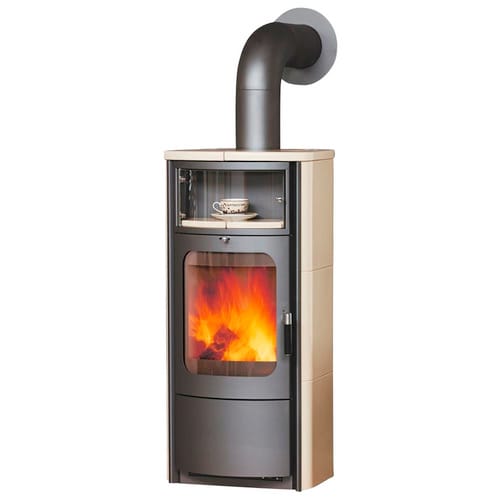 HARK Kachelofen »Opera B«, creme, Kacheln, 5 kW, Dauerbrand geeignet - beige