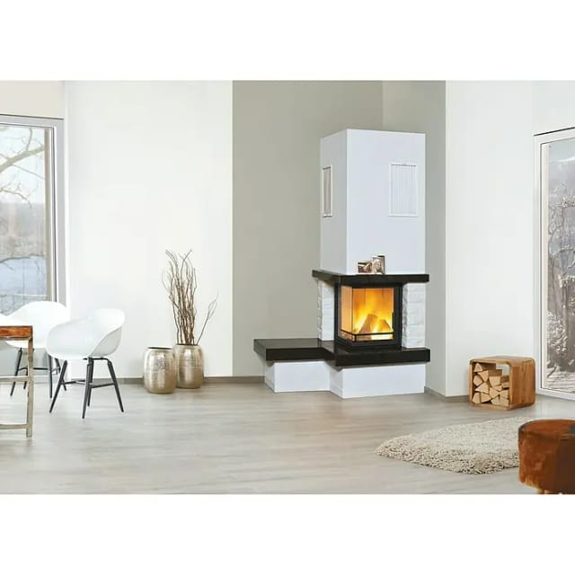 HARK Kaminbausatz »Nebraska«, weiss, Marmor, 5 kW