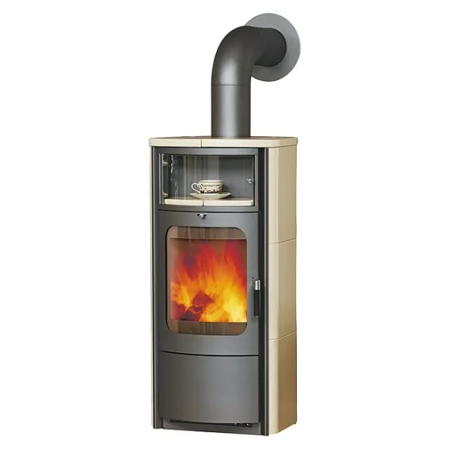 HARK Kachelofen »Opera B«, creme, Kacheln, 7 kW, Dauerbrand geeignet - beige
