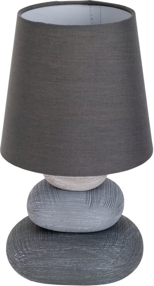 NÄVE Tischleuchte »Stoney«, E14, Höhe: 31 cm - grau