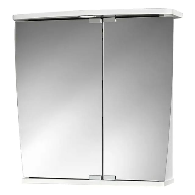 JOKEY Spiegelschrank, 2-türig, LED, BxH: 58 x 59,5 cm - weiss