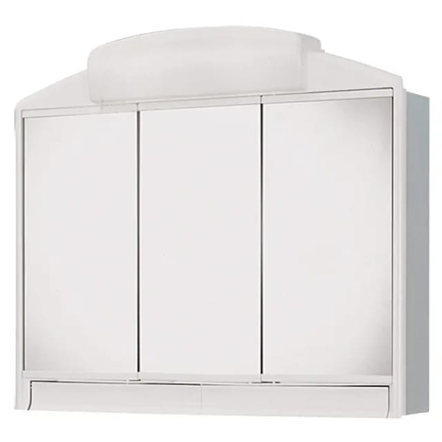 JOKEY Spiegelschrank »Rano«, 3-türig, BxH: 59 x 51 cm, beleuchtet - weiss