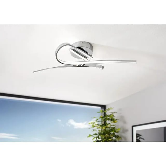 EGLO Wand-/Deckenleuchte »SELVINA«, Aluminium, 3000K - silberfarben