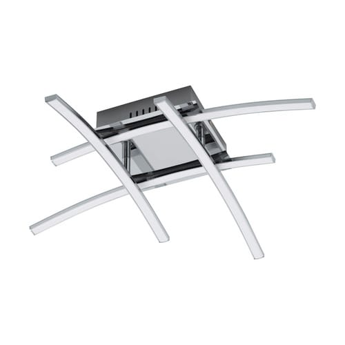 EGLO Wand-/Deckenleuchte »NEVADO«, Aluminium, 3000K - silberfarben