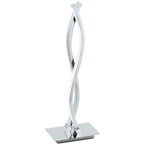EGLO Tischleuchte »LASANA 2«, warmweiß, inkl. Leuchtmittel, Höhe: 46 cm - silberfarben