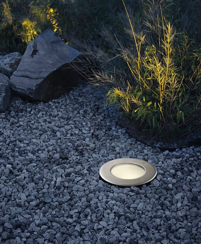 EGLO LED-Außeneinbauleuchte »LAMEDO«, 2,5W, 180 lm, 3000 k, (ØxT): 10 x 6,5 cm - silberfarben