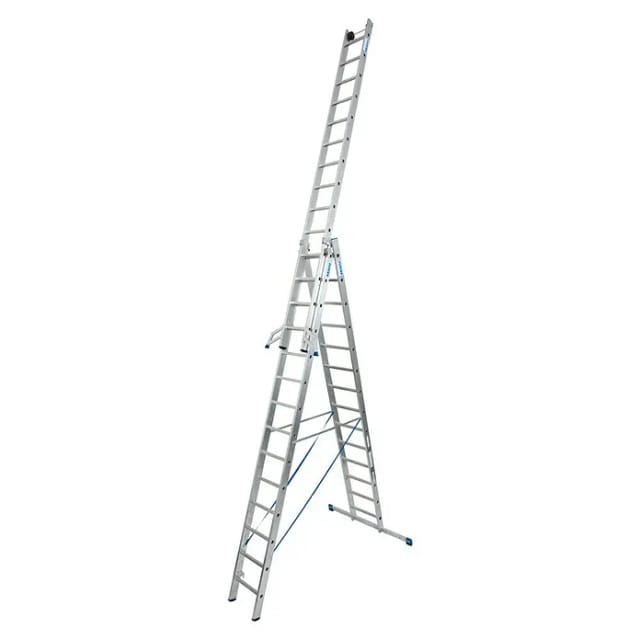 KRAUSE Vielzweckleiter »STABILO«, 42 Sprossen, Aluminium - silberfarben