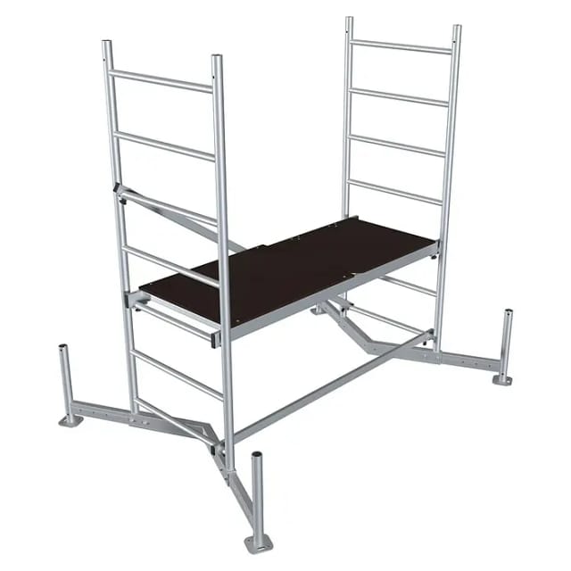 KRAUSE Grundgerüst »Climtec«, Aluminium - silberfarben