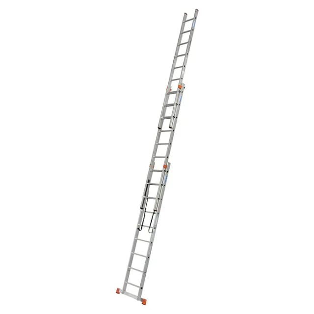 KRAUSE Vielzweckleiter »MONTO Tribilo«, 27 Sprossen, Aluminium - silberfarben