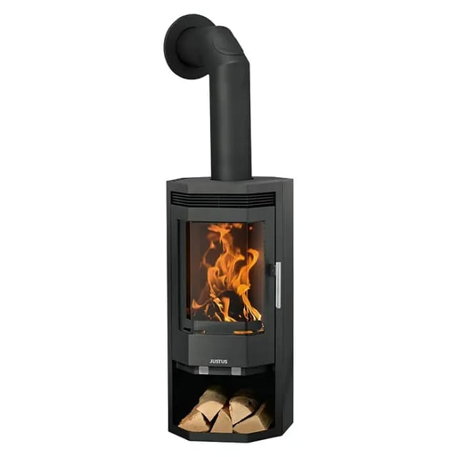 JUSTUS Kaminofen »Usedom 5«, schwarz, Stahl, 5 kW