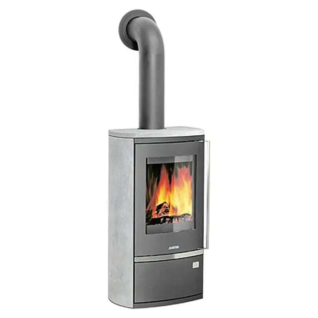 JUSTUS Kaminofen »Reno R«, schwarz/grau, Speckstein, 6 kW, Dauerbrand geeignet