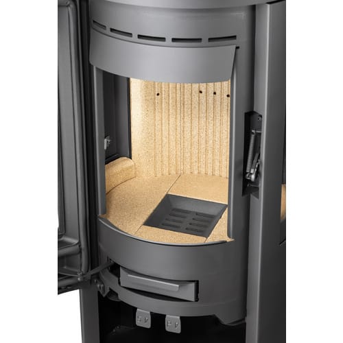JUSTUS Kaminofen »Mino Trios 2.0«, sandstein, Keramik, 5,5 kW - schwarz