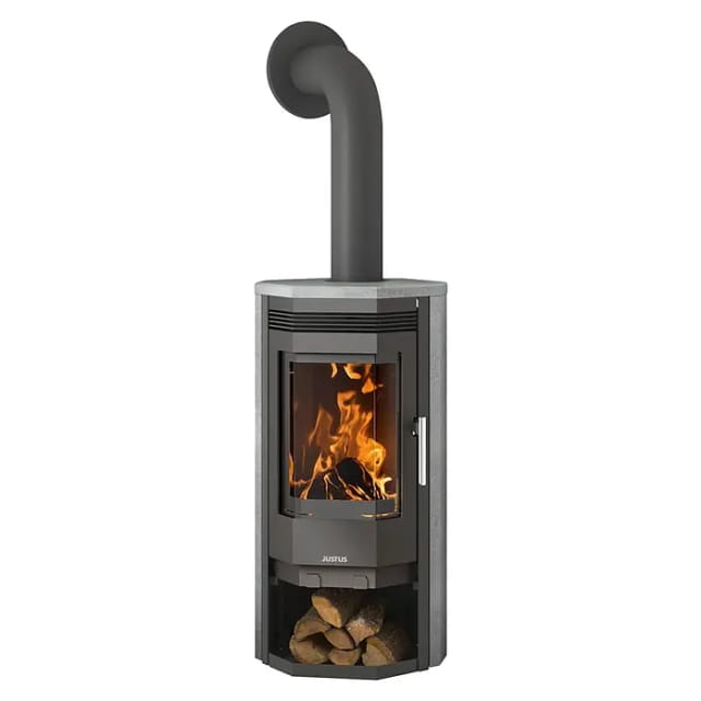 JUSTUS Kaminofen »Usedom 5«, grau, Speckstein, 5 kW