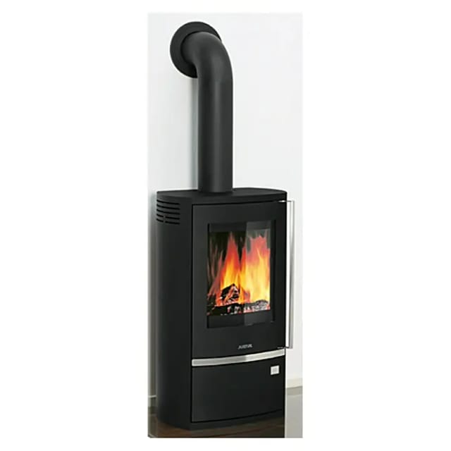 JUSTUS Kaminofen »Reno R«, schwarz, Stahl, 6 kW, Dauerbrand geeignet