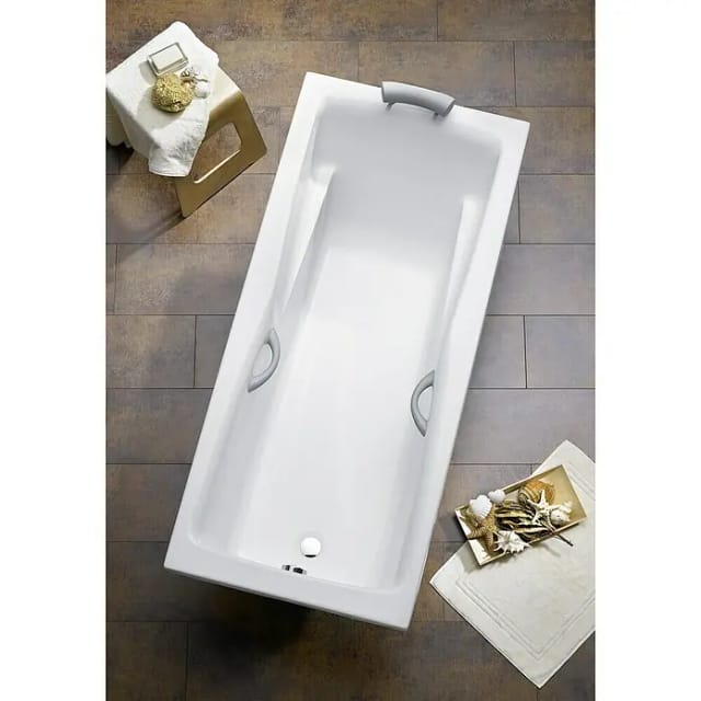 OTTOFOND Rechteck-Badewanne »Atlanta«, BxHxL: 80 x 47,5 x 180 cm, rechteckig - weiss