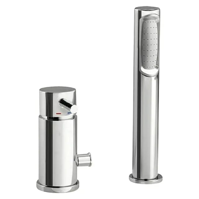 OTTOFOND Wannenrandarmatur »S2000«, Messing, glänzend, ½" - silberfarben