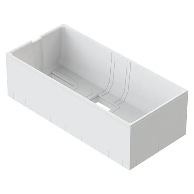 OTTOFOND Wannenträger »Delphi«, BxHxL: 77 x 57 x 177 cm, weiß - weiss