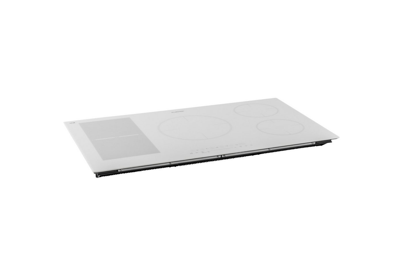 Klarstein Delicatessa 90 Hybrid Einbaukochfeld Induktion 5 Zonen 7400 W Weißes Glas Bild 2