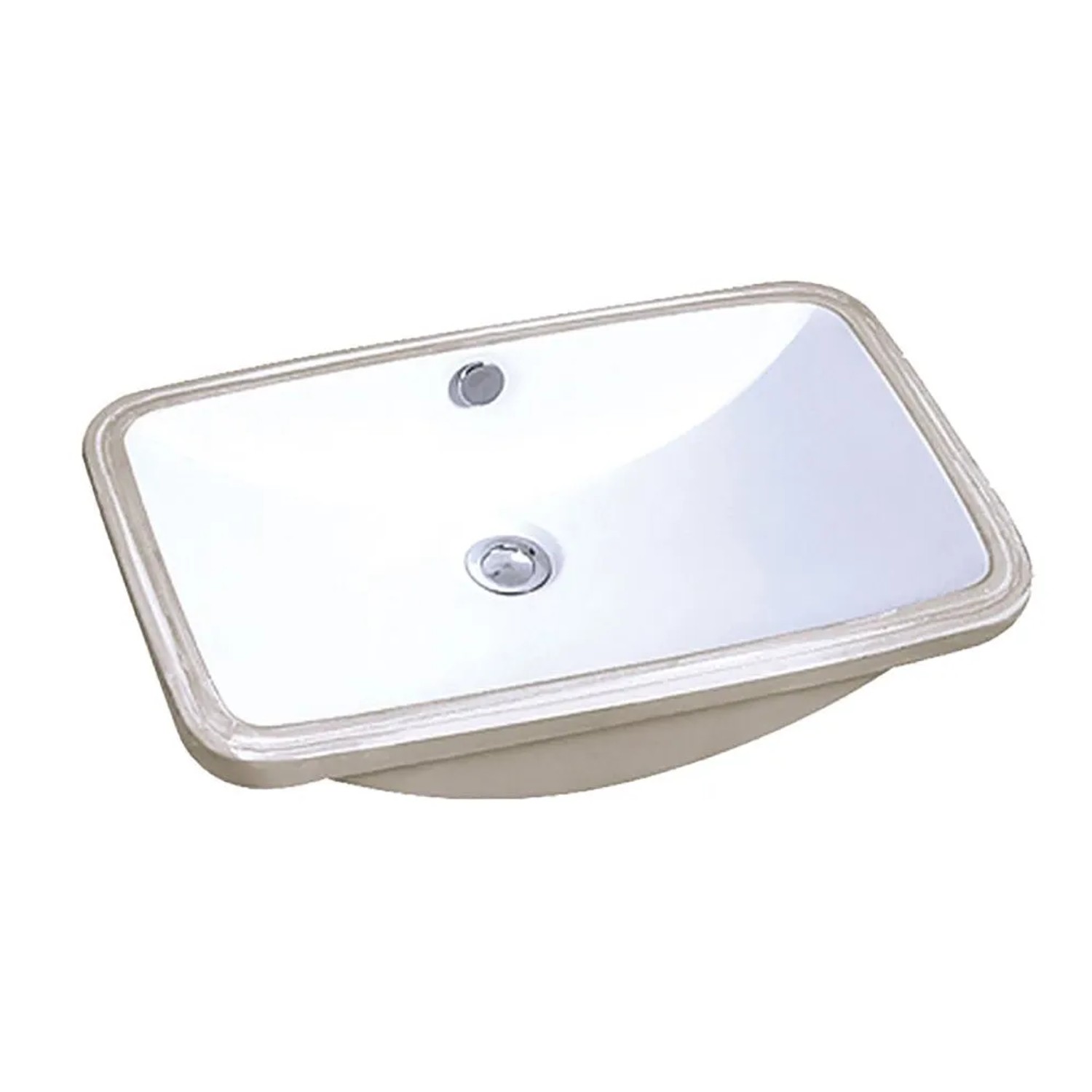 NEG Unterbau-Waschbecken Uno62U Rechteckig 35T x 55B x 17,5H cm