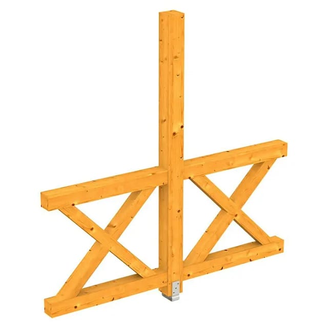 SKANHOLZ Seitenwand, B x H: 78,5 x 210 cm, Holz, Farbe: eiche hell