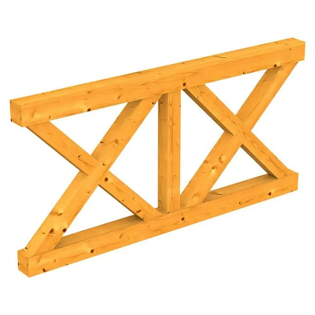 SKANHOLZ Brüstung, B x H: 170 x 84 cm, Holz, Farbe: eiche hell