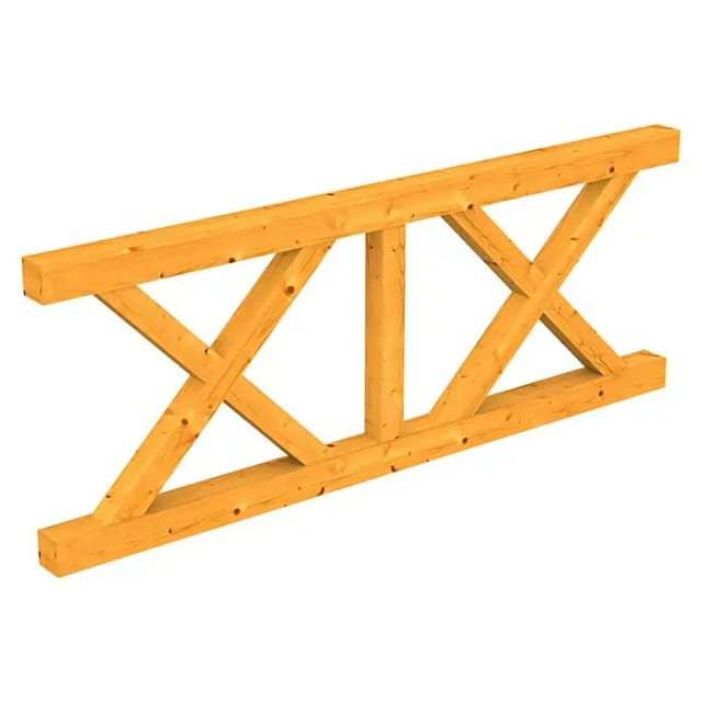SKANHOLZ Brüstung, B x H: 220 x 84 cm, Holz, Farbe: eiche hell