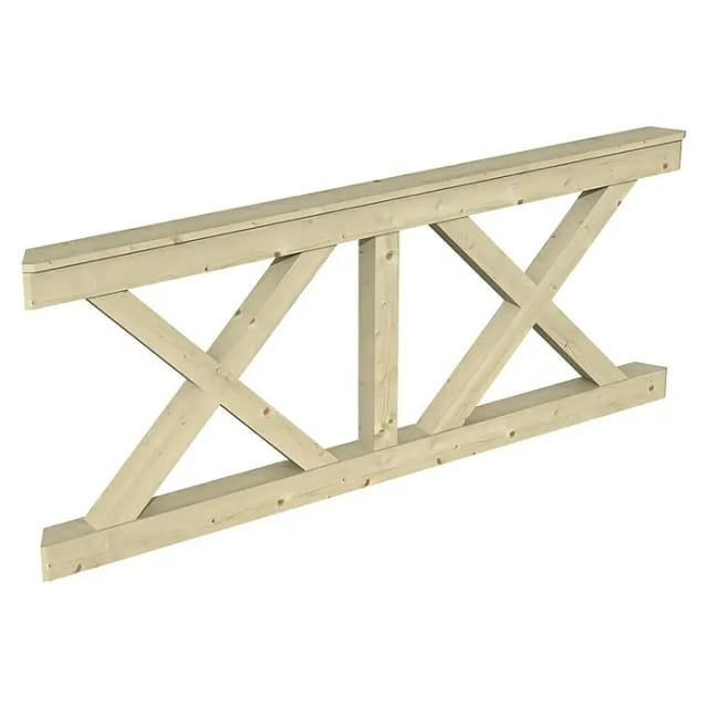 SKANHOLZ Brüstung, BxH: 78,5 x 84 cm, natur, Holz