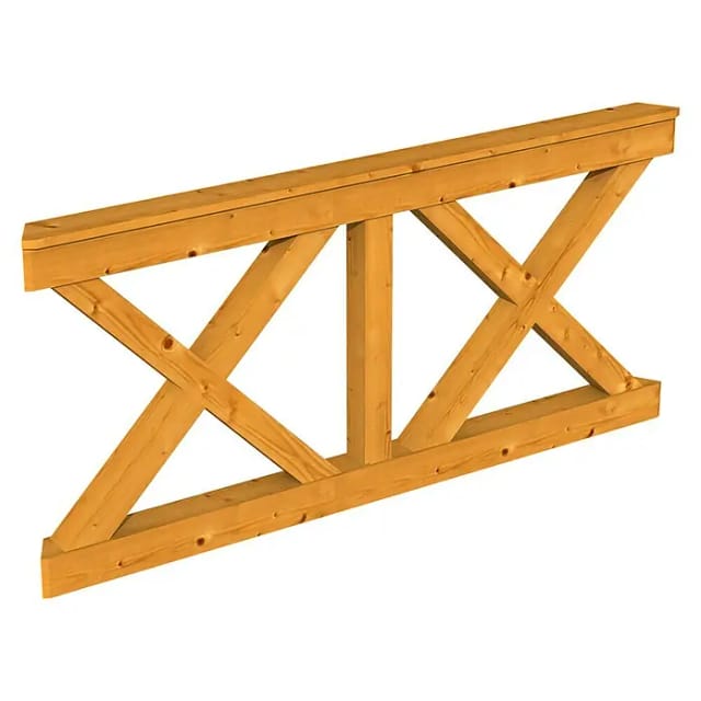 SKANHOLZ Brüstung, BxH: 180 x 84 cm, eiche hell, Holz